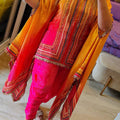 Designer Chinon Silk Kaftan Set