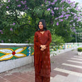 Designer Faux Georgette Suit Set