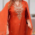 Elegant Embroidered Pakistani Suit Set