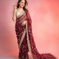 Elegant Satin Saree