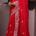 Embroidered Silk Saree