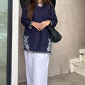 Embroidered Cotton Co-ord Set