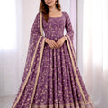 Exquisite Faux Georgette Gown