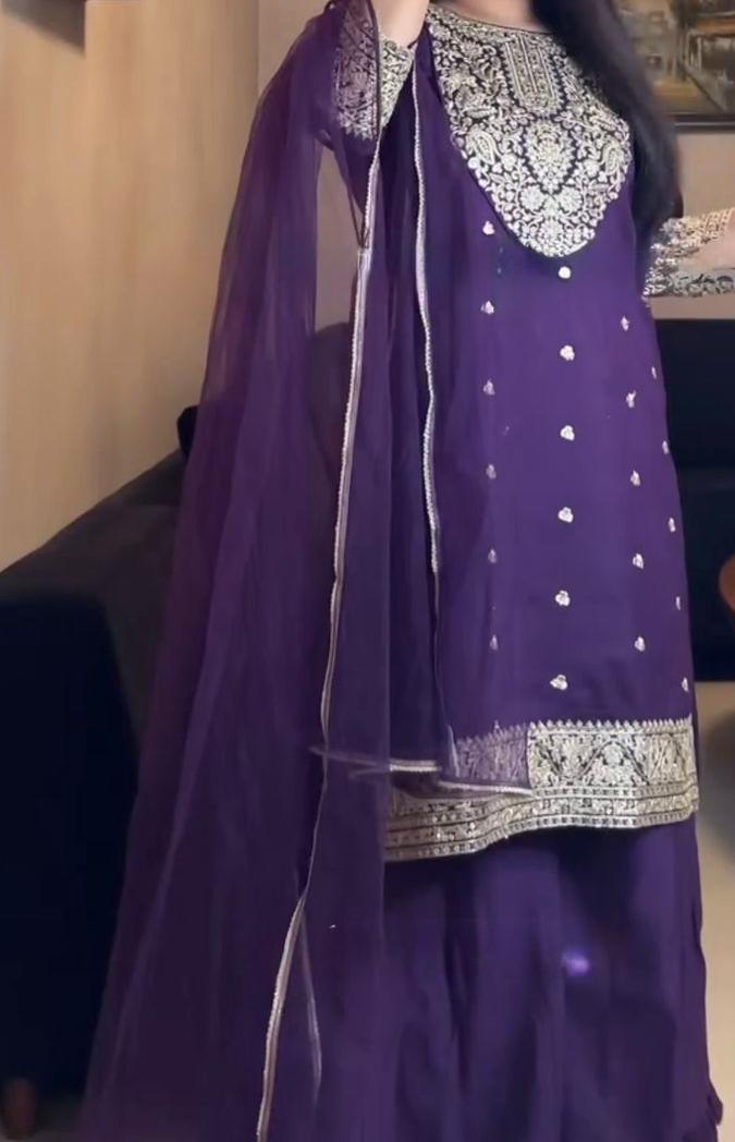 Faux Georgette Suit Set