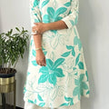 Floral Print Kurta Pant Set