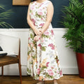 Floral Printed Cotton Skirt & Top Set