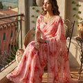 Floral Printed Saree