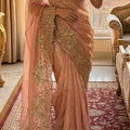 Glamorous Space Satin Saree