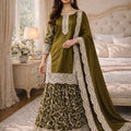 Gorgeous Green Fendi Silk Set
