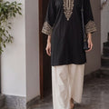Graceful Short Kurti & Palazzo Set