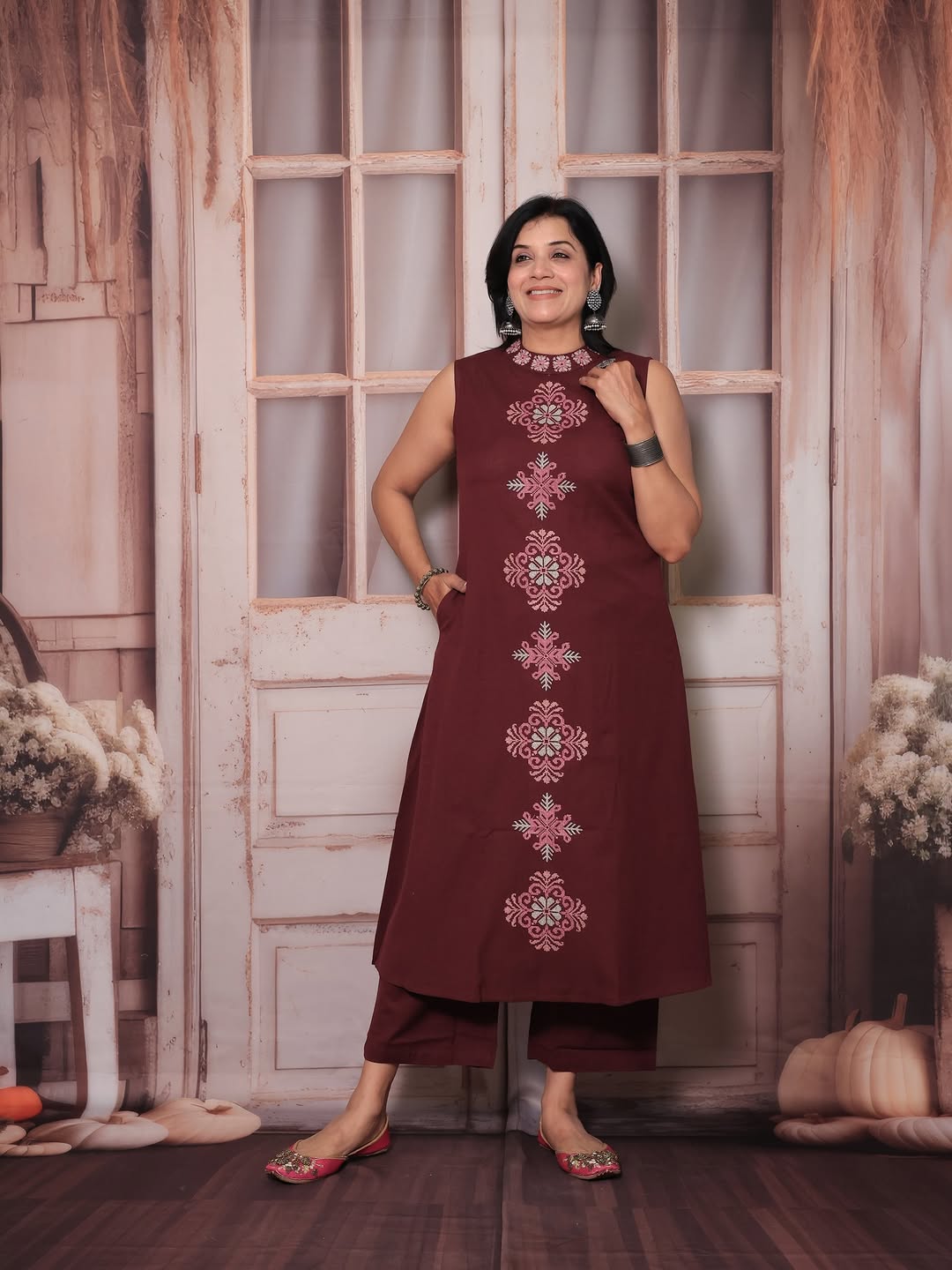 Handloom A-Line Kurti