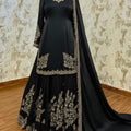 Chinon Kurti–Palazzo Set with Sequins & Mirror