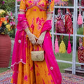 Printed Top Set with Palazzo & Dupatta