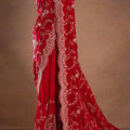 Bold Red Saree