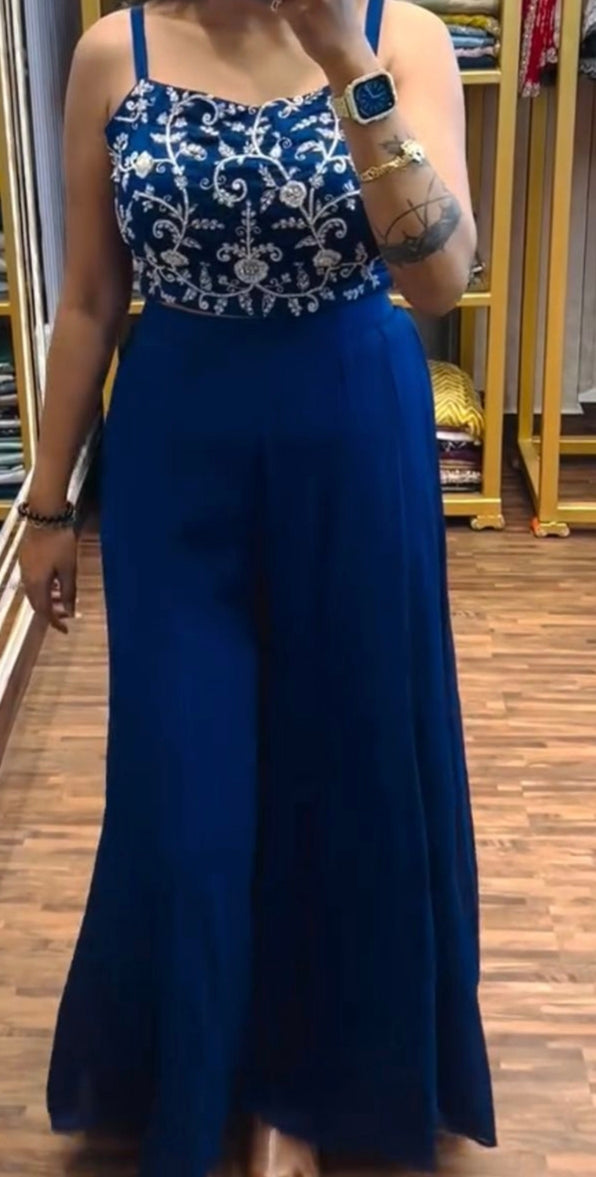 Trending Party Wear Koti with Palazzo Set