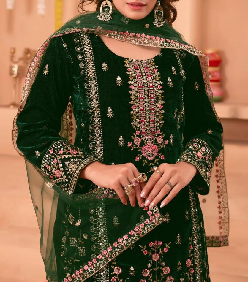 Velvet Suit Set in 4 Colors