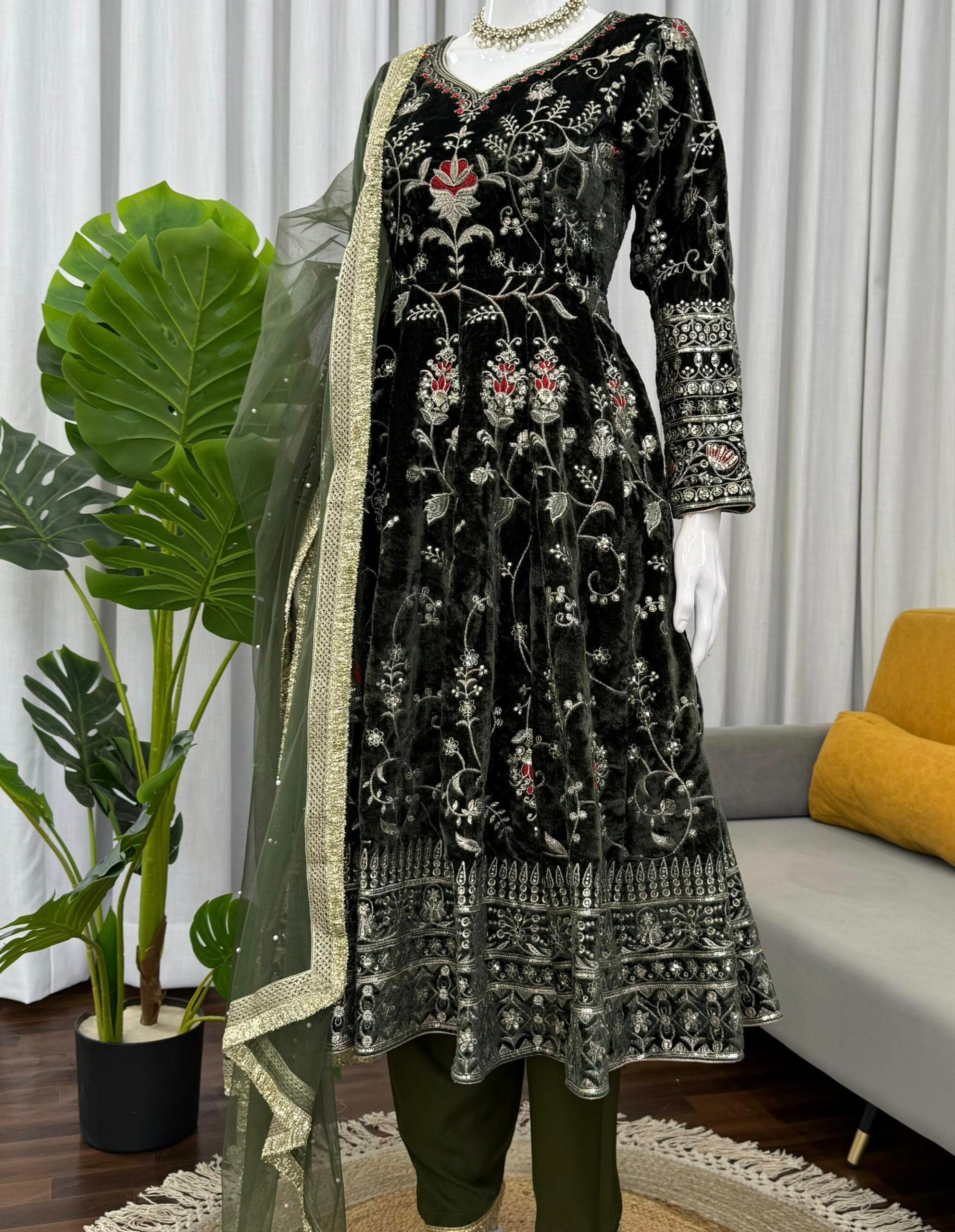 Wedding Party Special Velvet Suit Set