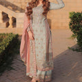 New Faux Georgette Ensemble with Embroidery & Sequin Work