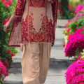 French Crepe Silk Suit Set 