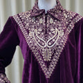 Black Velvet Kurta Palazzo Set
