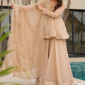 Elegant Tabby Fabric Set with Mukaish Work