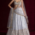 Satin Silk Lehenga Set
