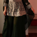 Peplum Kurti- Palazzo- Dupatta