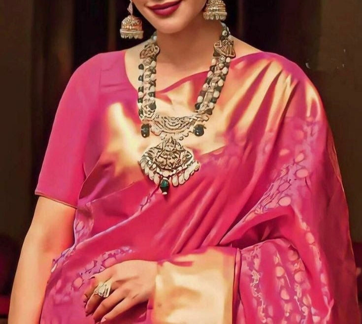 Banarasi Woven Soft Kanjivaram Tissue Silk Saree