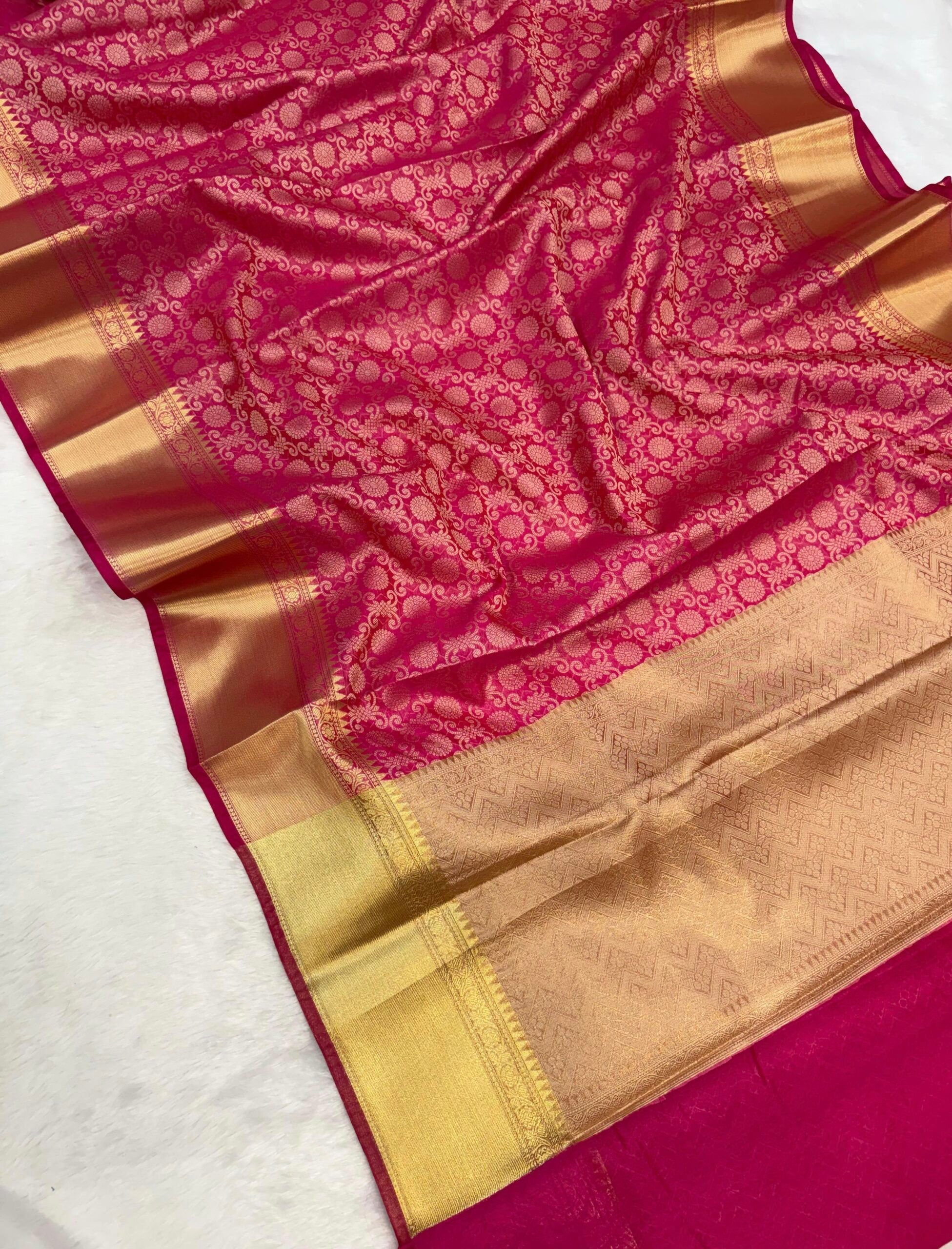 Banarasi Woven Soft Kanjivaram Tissue Silk Saree