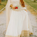 Elegant Chinon Gown Set