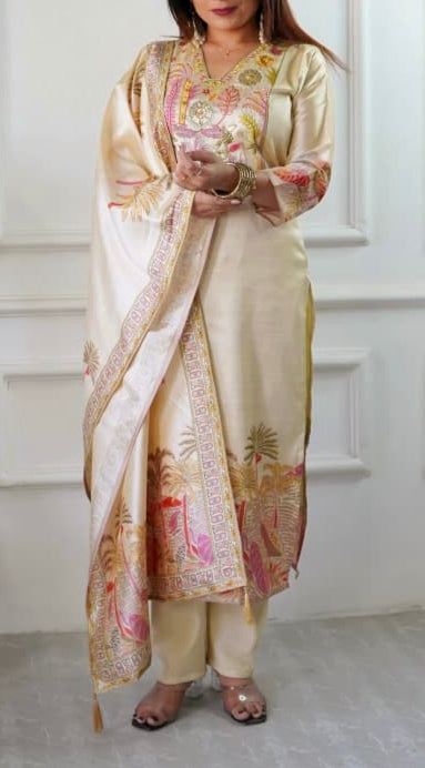Traditional Assam Silk Suit Set