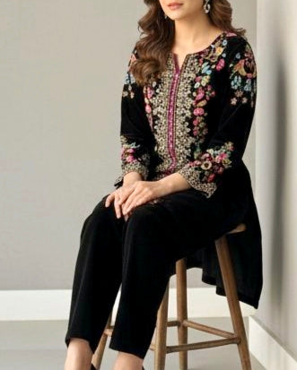 Velvet Designer Co-ord Set