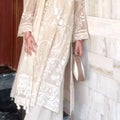 New Faux Georgette Embroidered Suit Set