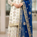 New Designer Top–Palazzo–Dupatta Set