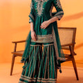 Designer Chinon Silk Suit Set