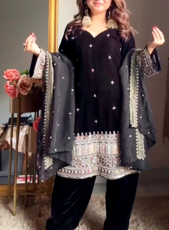 Luxury Designer Velvet Set