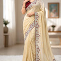 Boutique Exclusive Space Silk Saree