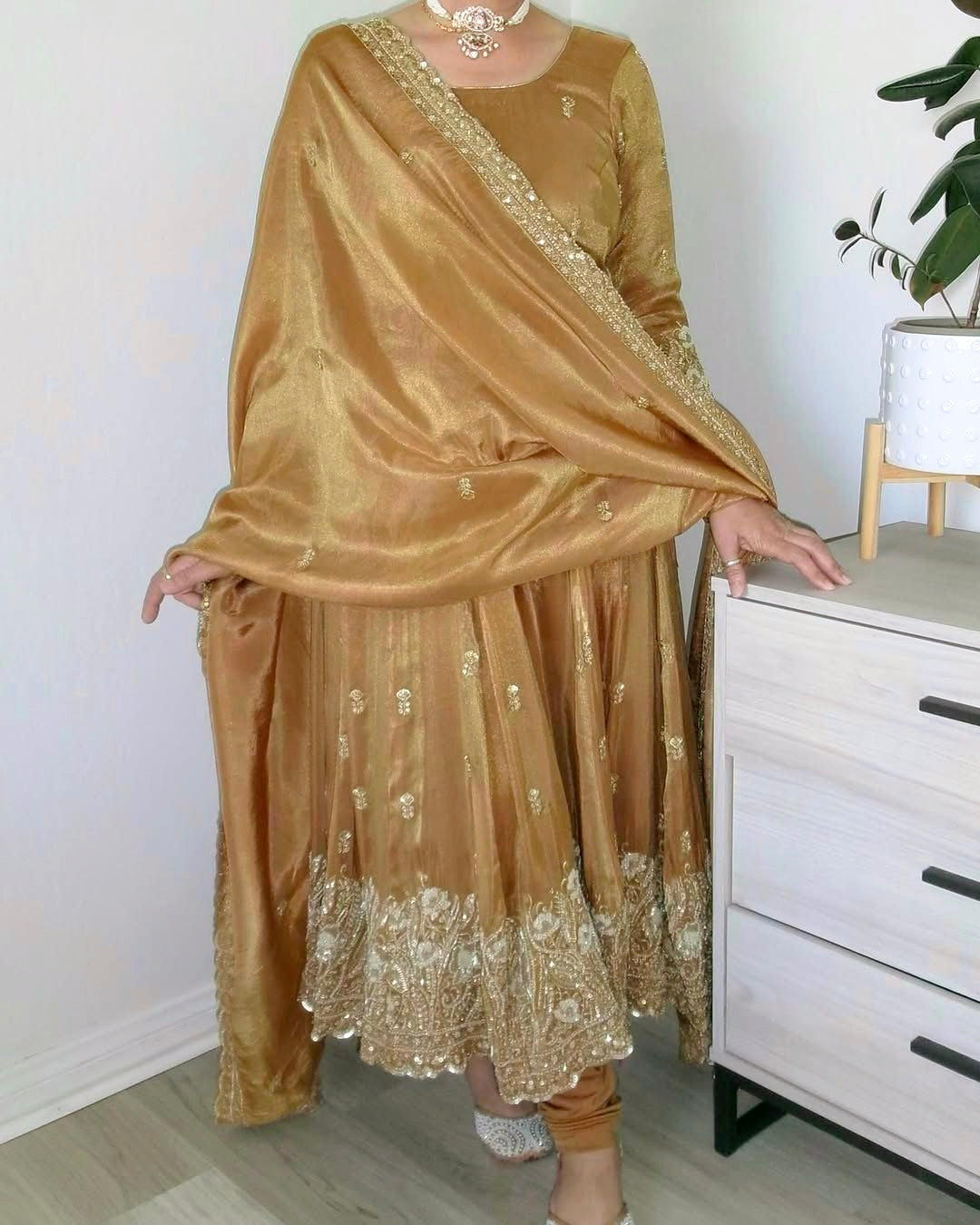 Trendy Jimmy Choo Anarkali Set