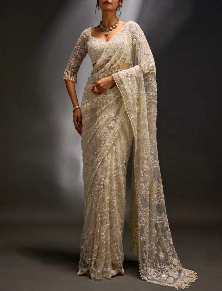 Bollywood Style Graceful Net Saree
