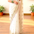 Premium soft Fendi Chiffon Saree