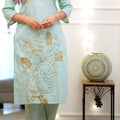 Cotton Slub Kurta Set