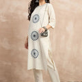 Ivory Cotton Flex Co-ord Set