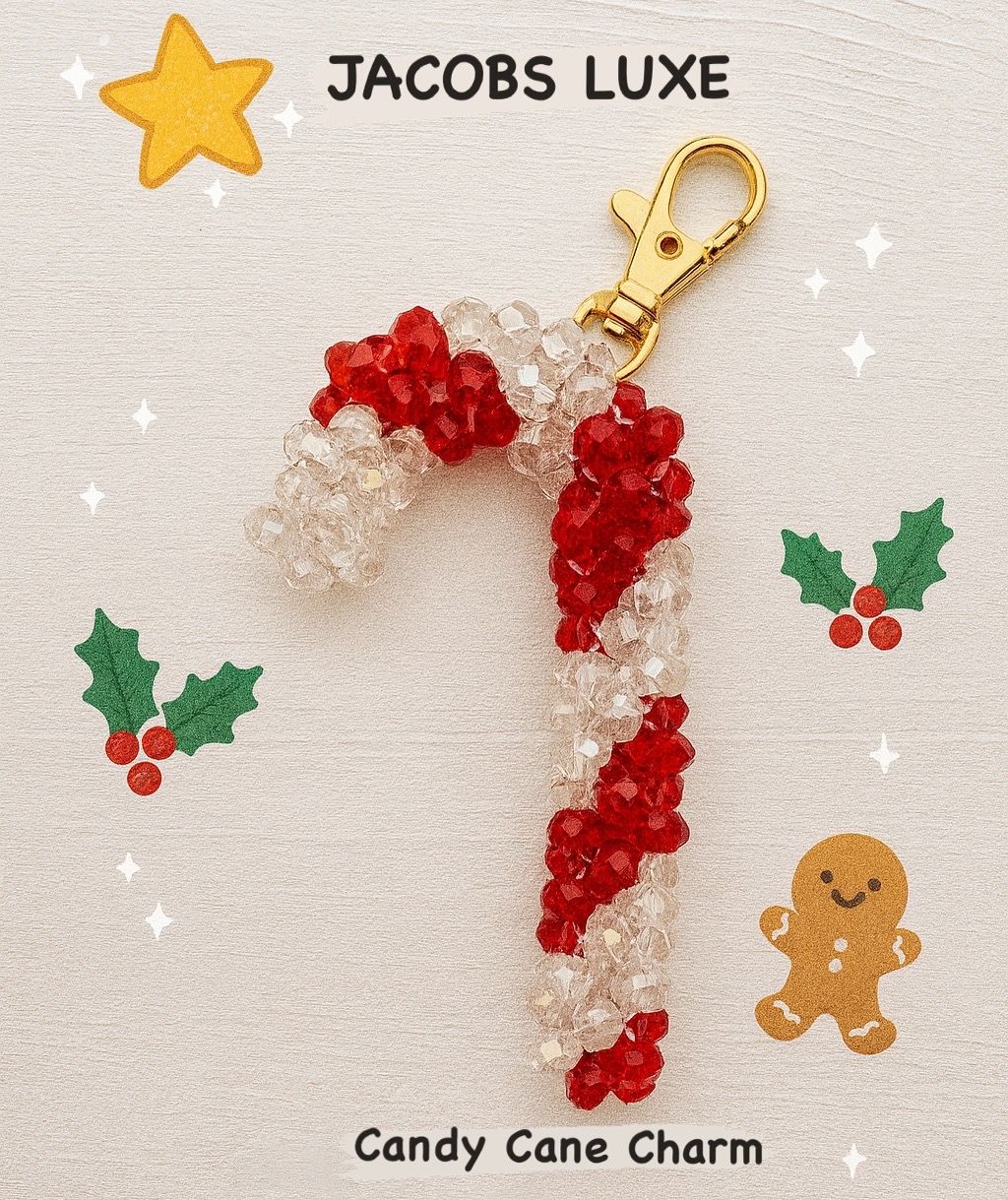 Jacobs Luxe - Candy Cane Charm