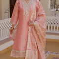 Jimmy Choo Silk Top, Bottom, Dupatta Set