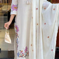 Khadi Cotton Kurti Pant Dupatta Set