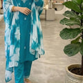 Lakhnawi Rayon Cotton Suit Set