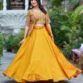 Lehenga Choli with Designer Koti