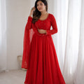 Luxurious Georgette Gown Set