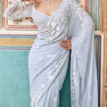 Luxury Bollywood-Inspired Sequins Saree