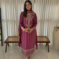 Natural Crepe Silk Suit Set
